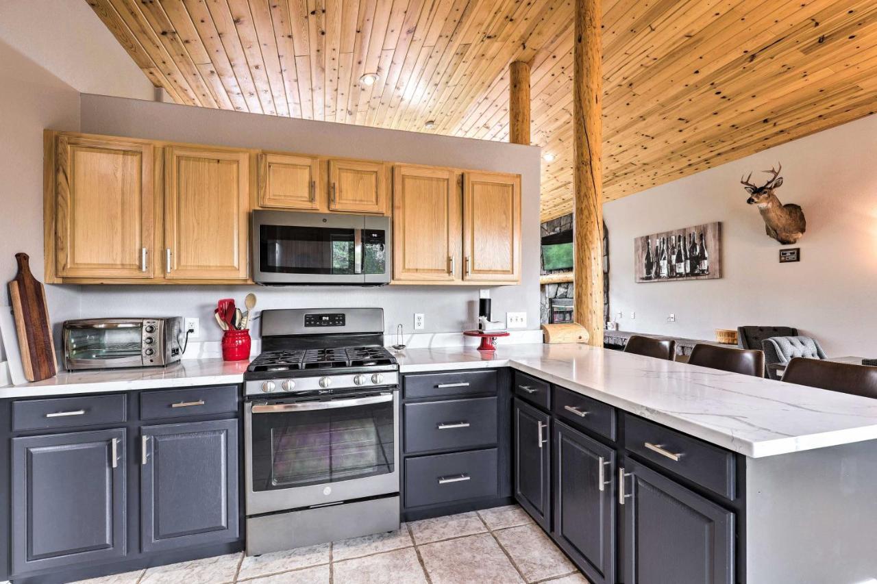 Elkwood Lodge Star Valley Cabin With Hot Tub Payson Exterior foto